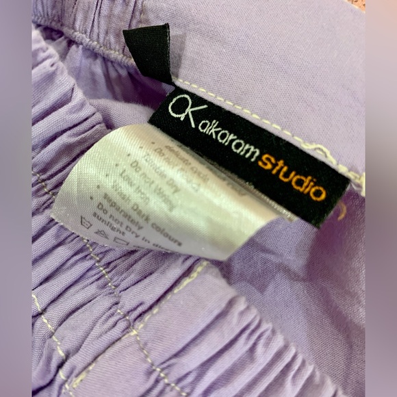 Purple Embroidered LIMELIGHT Shirt With Matching Shalwar - Picture 6 of 10